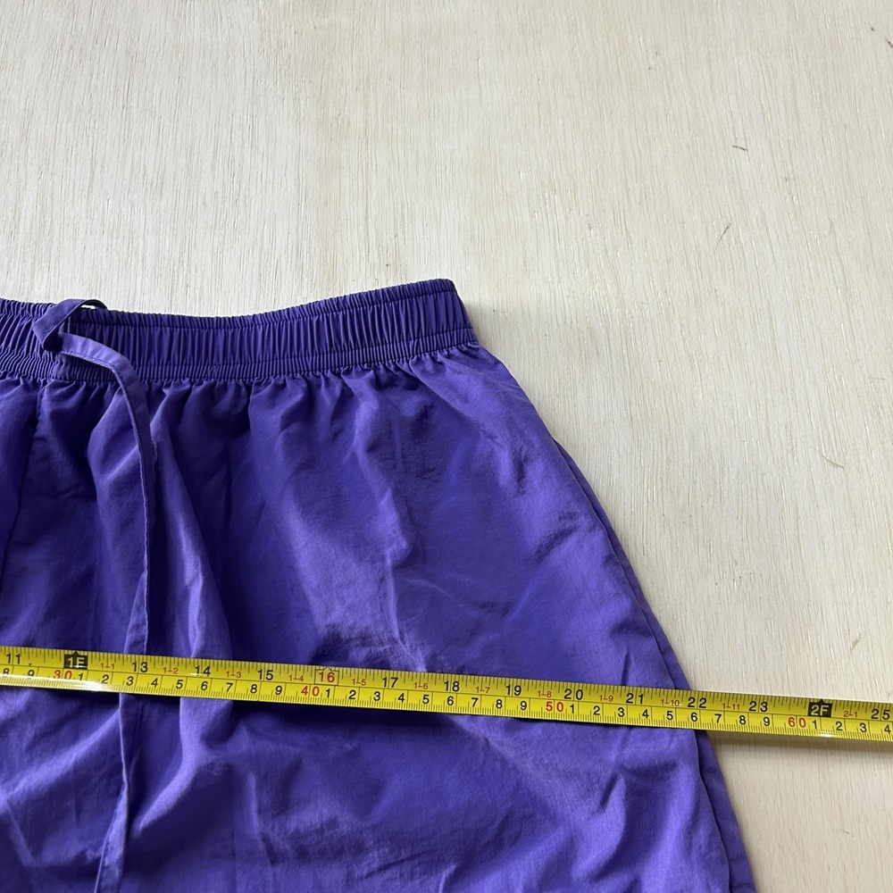 Swim 365 Swim Shorts Womens Large Purple Nylon Drawstring Elastic Waist Beach - Picture 9 of 10